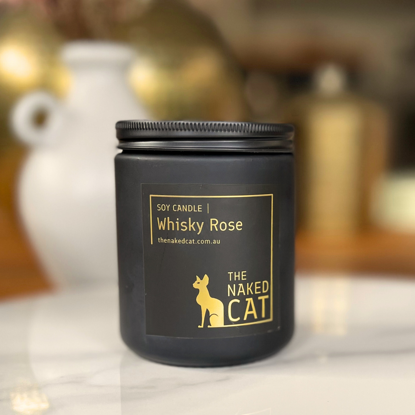 Whisky Rose - Signature Matt Black Jar