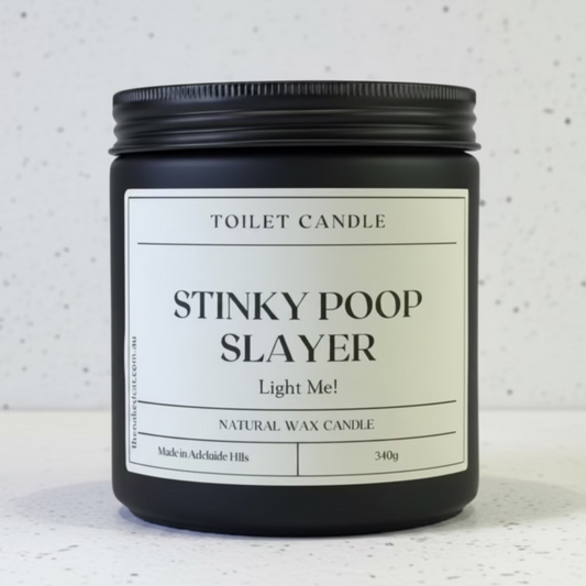 Toilet Candle  - Stinky Poop Slayer
